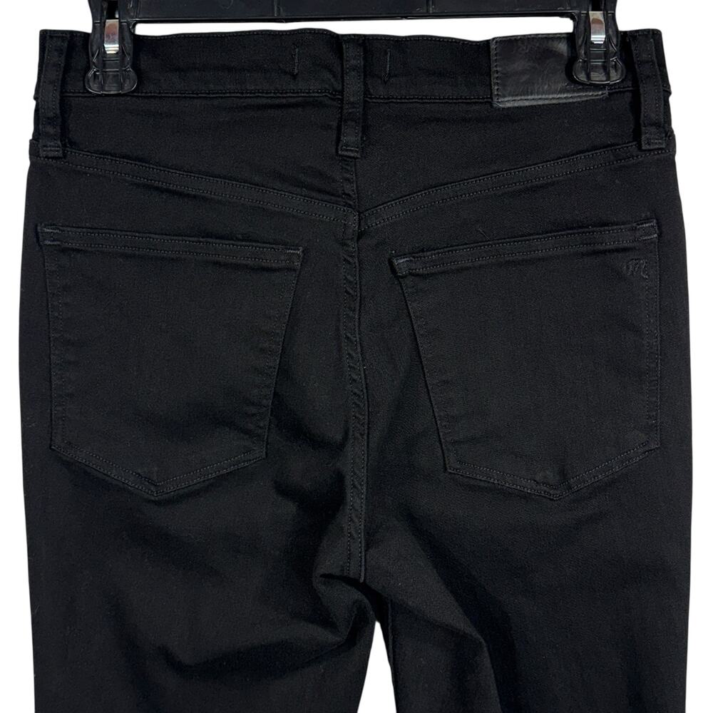 Madewell SZ 27 - 9” Skinny Jeans Mid-Rise Button-Fly Stretch Pockets Black Women - Picture 4 of 10